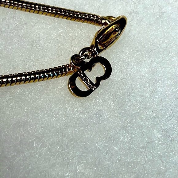 Gold Christian Dior Pendant Necklace Gorgeous! - Picture 8 of 8